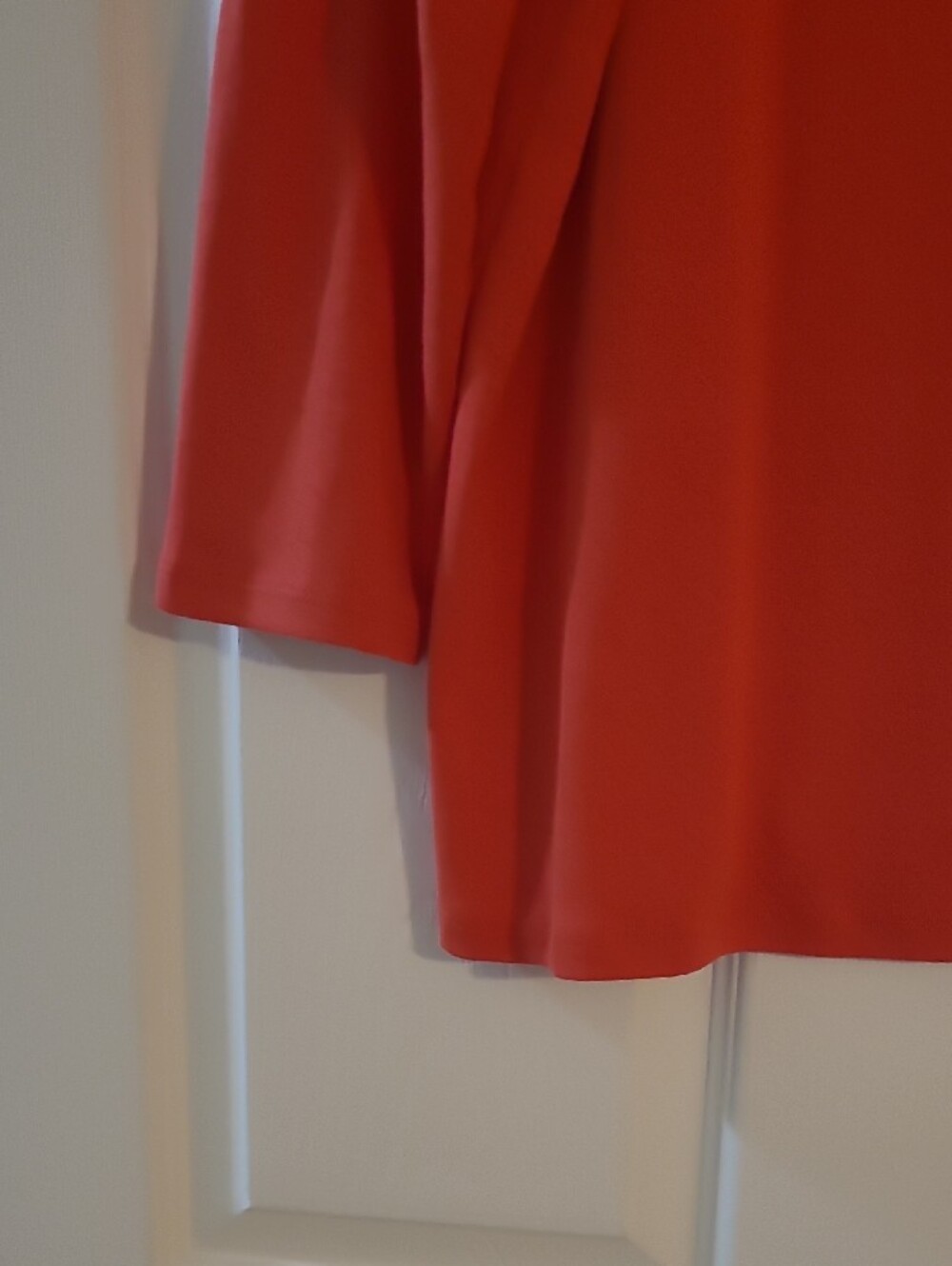 Rafaella Coral Long-Sleeve Scoop Neck Top with Mixed Metallic Embellishments - Picture 4 of 5